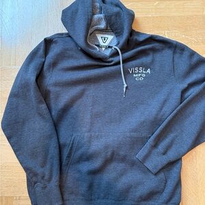 Vissla MENS large dark Gray Hoodie